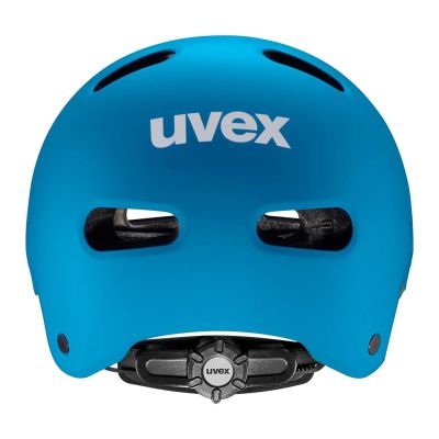 3. UVEX Kid 4 Children's Bike Helmet 55-58cm, Bubble Blue Matt