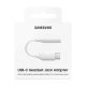 4. Samsung Headphone Adapter 3.5mm Mini Jack (Female) - USB Type C (Male) White (EE-UC10JUWEGWW)