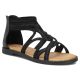 Women's Roman sandals, black, Filippo DS7897