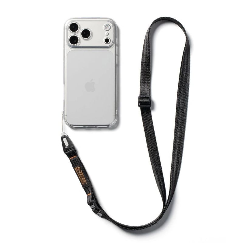 3. Ringke Lanyard Strap Crossbody Phone Lanyard - Black