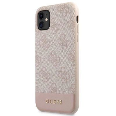 2. Guess 4G Stripe Collection Case for iPhone 11 / Xr 6.1" - Pink