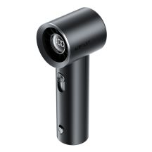 Acefast YF1 Mini Hand Fan with LED Display and Free Airflow Adjustment - Black