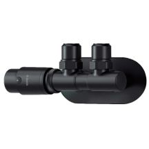 Thermostatic valve for bathroom radiator - left