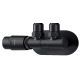 Thermostatic valve for bathroom radiator - left