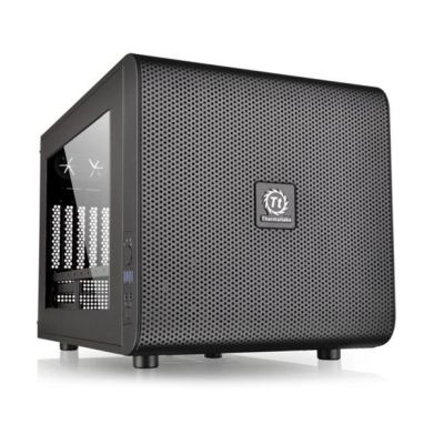 Thermaltake Core V21 CA-1D5-00S1WN-00 Case (Micro ATX, Mini ITX; Black)
