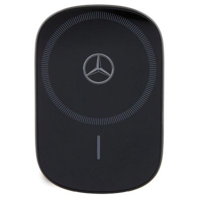 2. Mercedes MEWCCGSLK 15W induction holder for air vent/glass black/black Silver Stars MagSafe