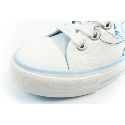 6. Leomil children's sports shoes Stitch sneakers comfortable light white