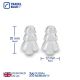4. TRAVEL BLUE SILICONE EARPLUGS
