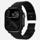 2. NOMAD Titanium Band - titanium bracelet for Apple Watch 46mm/49mm (black hardware) V2