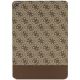 2. Guess 4G Stripe Allover case for iPad 10.2" - brown