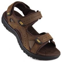 McKeylor M JAN288 brown suede leather sandals