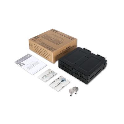 8. IcyDock Mounting Plate 4x6.3cm SATAI-III w 1x5.25" HDD/SSD bk