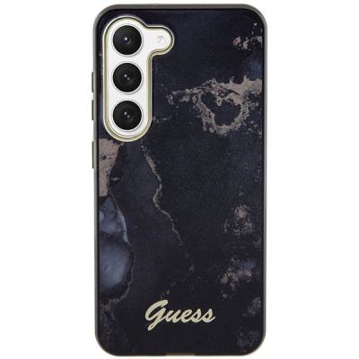 3. Guess GUHCS23MHTMRSK S23+ S916 black/black hardcase Golden Marble Collection