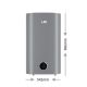 Electric boiler LIN LIFVD1SMGY 80L UNIVERSAL gray WiFi