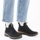 6. Women's black non-insulated ankle boots Rieker N3275-01