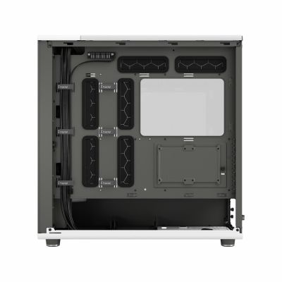 12. Fractal Design North XL Midi Chalk TG Clear Case (White, Transparent Side)