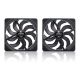 10. NOCTUA 140 mm Fan NF-A14x25 G2 PWM Sx2 PP chromax black