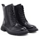 8. Women's leather ankle boots, insulated, black, Big Star UU274375