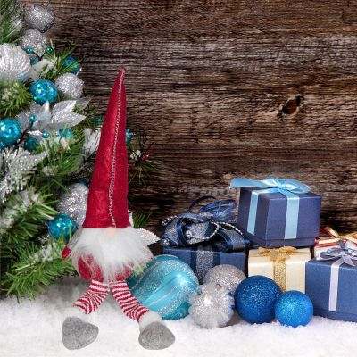 15. DECORATIVE gnome dwarf 30+15cm red