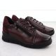 3. Burgundy Leather Women’s Wedge Shoes Vinceza 39964