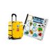 5. LEGO 40817 Yellow Travel Suitcase