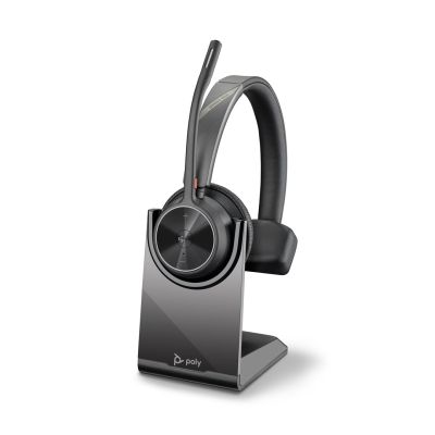 POLY Voyager 4310 Microsoft Teams Certified Headset + BT700 Adapter + Charging Dock