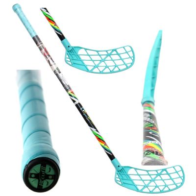 10. UNIHOC AIRTEK STICK 70CM BLUE FOR LEFT-HANDED