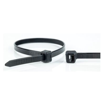 WKK 110349071 cable tie Releasable cable tie Plastic, Polyamide Black 100 pcs.