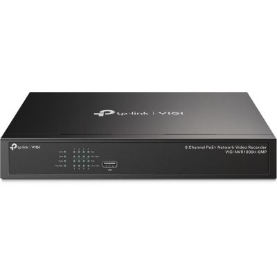 TP-Link VIGI NVR1008H-8MP Network Video Recorder (NVR) Black