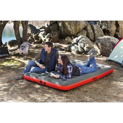 6. Bestway 67703 Air Mattress Single Mattress Black, Red Unisex