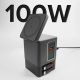 2. SBS Power Dock 6-in-1 with MagSafe, Stand, and USB-C Cables 65W – Black