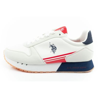 2. US Polo Assn sports shoes sneakers men's fashionable comfortable white