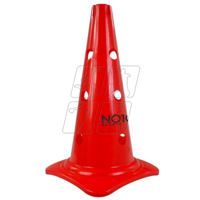 Bollard with holes NO10 40cm VCM-16H12 R red