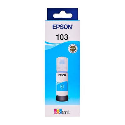 3. Epson C13T00S24A ink (original 103; 65 ml; blue)