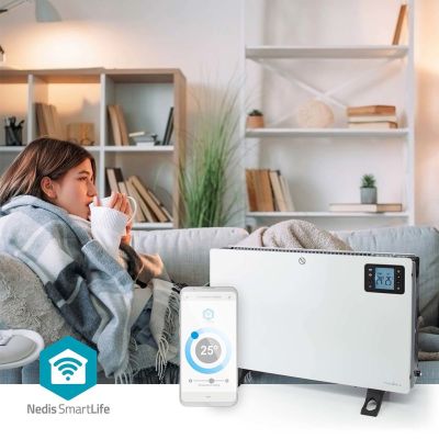 7. Nedis HTCO50WTW Indoor Heater White 2000W Electric Convector Heater