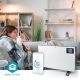 7. Nedis HTCO50WTW Indoor Heater White 2000W Electric Convector Heater