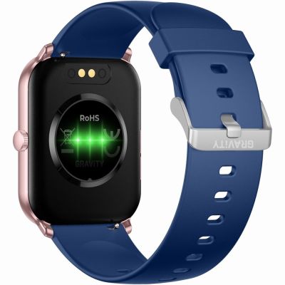 8. Smartwatch Gravity Rose Gold Blue GT36-4