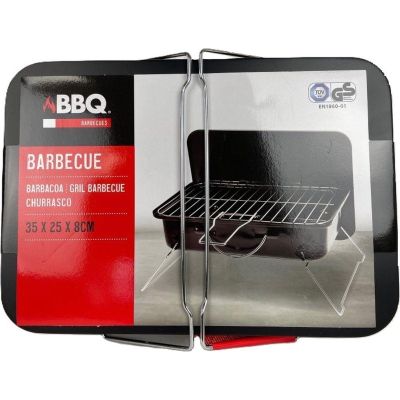 3. RANGER TOURIST GRILL 35x25.5CM BLACK