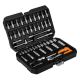 55-piece 1/4" wrench set, satin finish