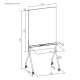 19. ERGO OFFICE MOBILE DRY-ERASE BOARD, VERTICAL ORIENTATION, WHITE, SINGLE-SIDED, WITH SHELF, BOARD DIMENSIONS 1190X790MM ER-3