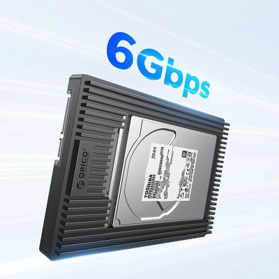 7. Orico D2SS-6G Drive Adapter 2.5" to 3.5" Converter - Black