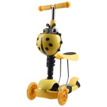 BALANCE SCOOTER 3IN1 ENERO BIEDRONKA YELLOW