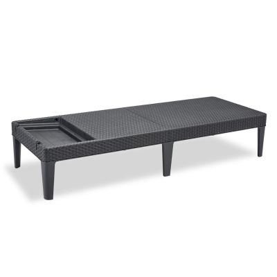 8. KETER Jaipur 235162 garden lounger (anthracite color)