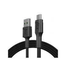 GREEN CELL KABGC20 GC POWERSTREAM USB-A - MICRO USB CABLE 120CM, FAST CHARGING ULTRA CHARGE, QC 3.0