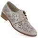 Women's openwork oxford shoes, gold, Potocki 12778