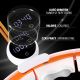 7. HHM21 HULA HOP WHITE/ORANGE WITH MAGNETS, TPE PROTECTION AND WEIGHT + HMS COUNTER