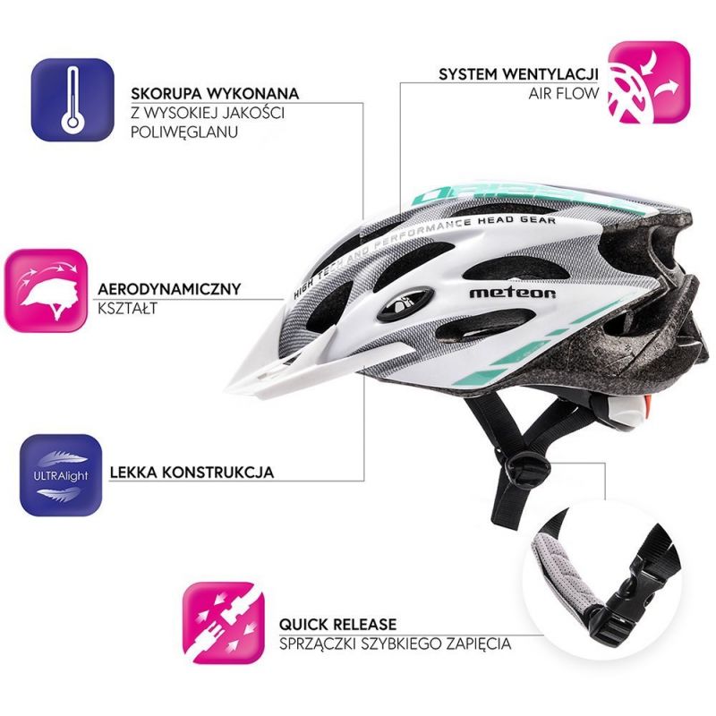 7. Meteor MV29 Drizzle 16921 Bike Helmet