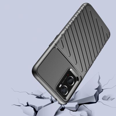 4. Thunder Case flexible armored cover for Oppo A76 / Oppo A36 / Realme 9i black