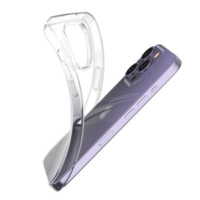 3. iPhone 15 Pro case from the Ultra Clear series in transparent color