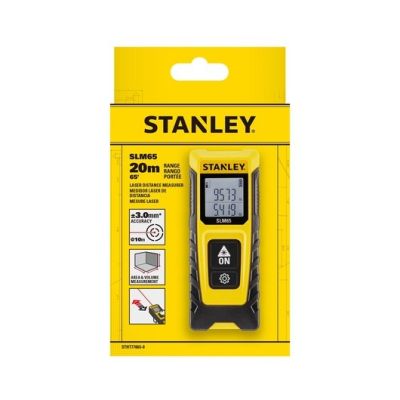22. Stanley SLM65 Laser Rangefinder Black, Yellow 20 m